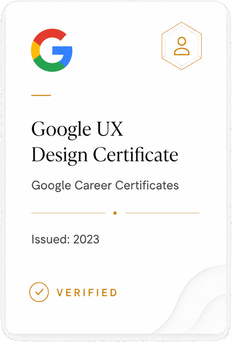 Google UX Design Certificate