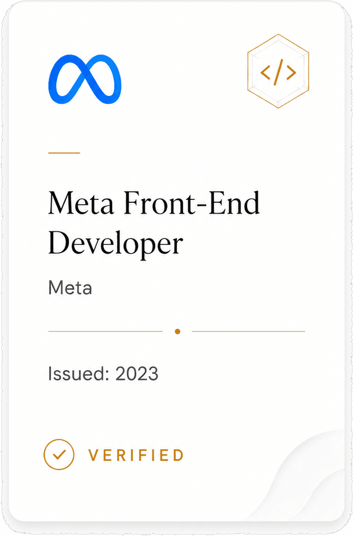 Meta Front-End Developer