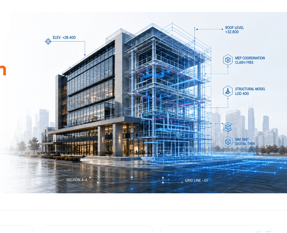 Infinity Engineering Consultant — Interactive BIM Site preview