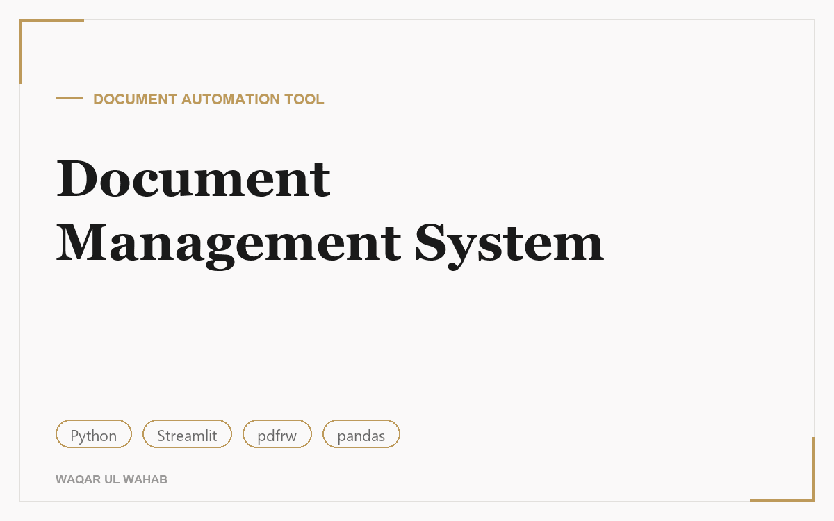Document Management System preview