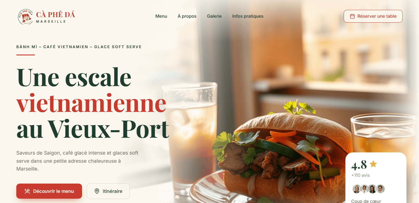 Cà Phê Đá — Vietnamese Café, Marseille preview