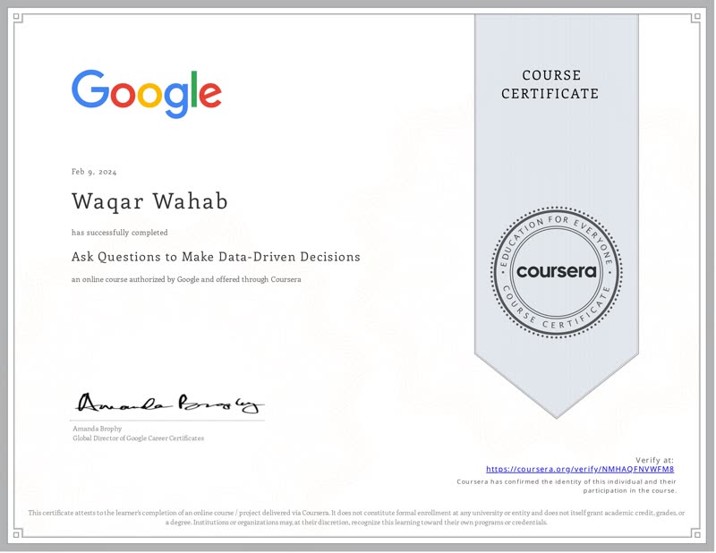 Ask Questions to Make Data-Driven Decisions