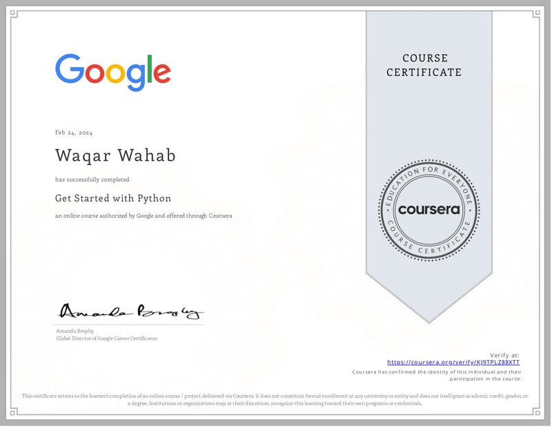 Get Started with Python