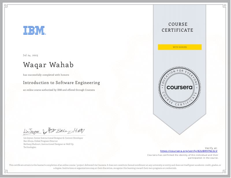 Introduction to Software Engineering
