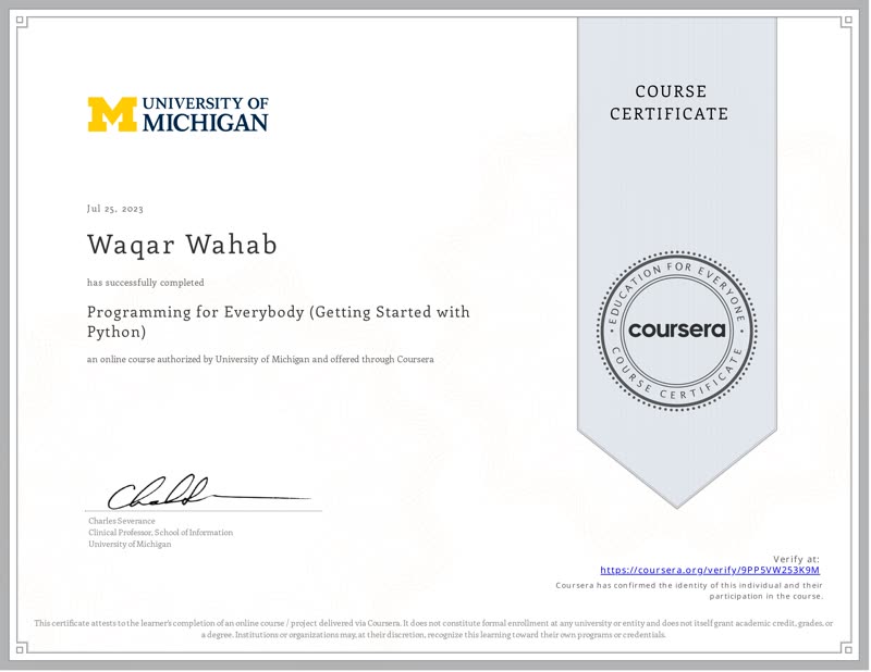 Programming for Everybody (Getting Started with Python)